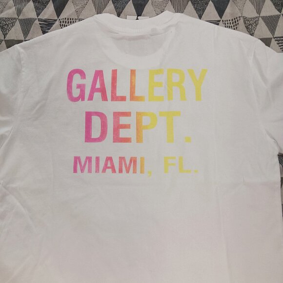 Gallery Dept Colorful Ink Splash Letters Loose Short Sleeve - Picture 6 of 6